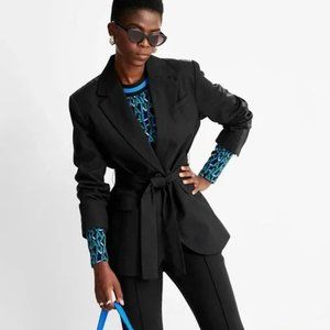 NWT Women's Tie-Front Blazer by Kahlana Barfield